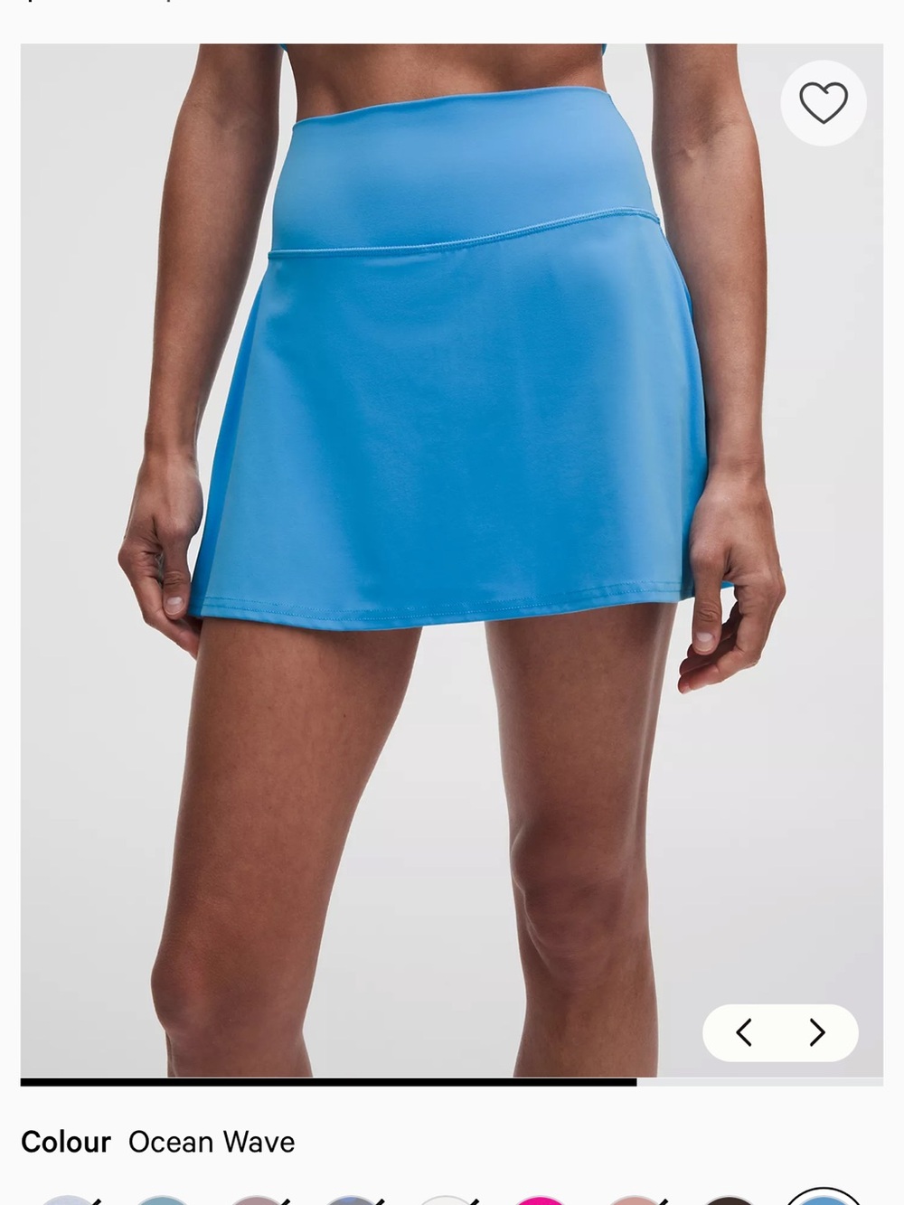lululemon athletica Ocean Wave Blue Align Skort